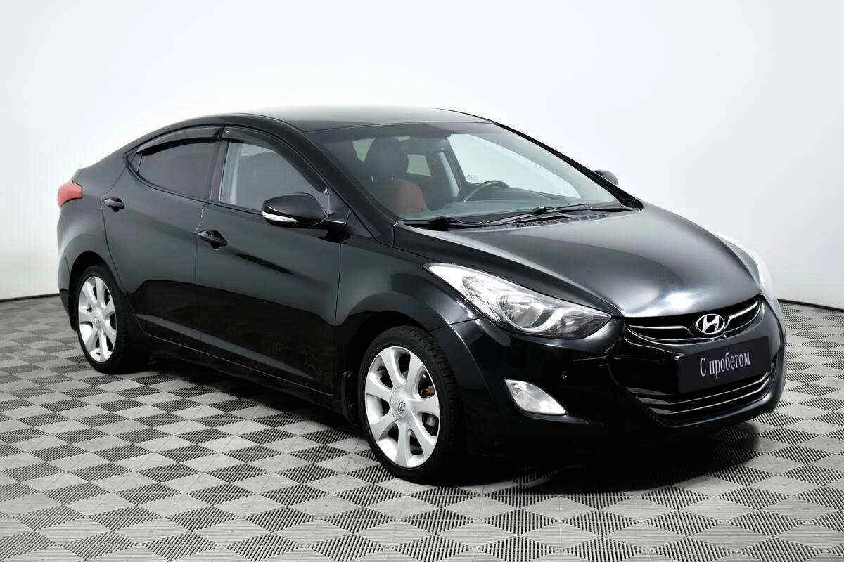 Hyundai Elantra, Черный, 2013, Автоматическая, 150 л.с., цена от 479 000 руб.