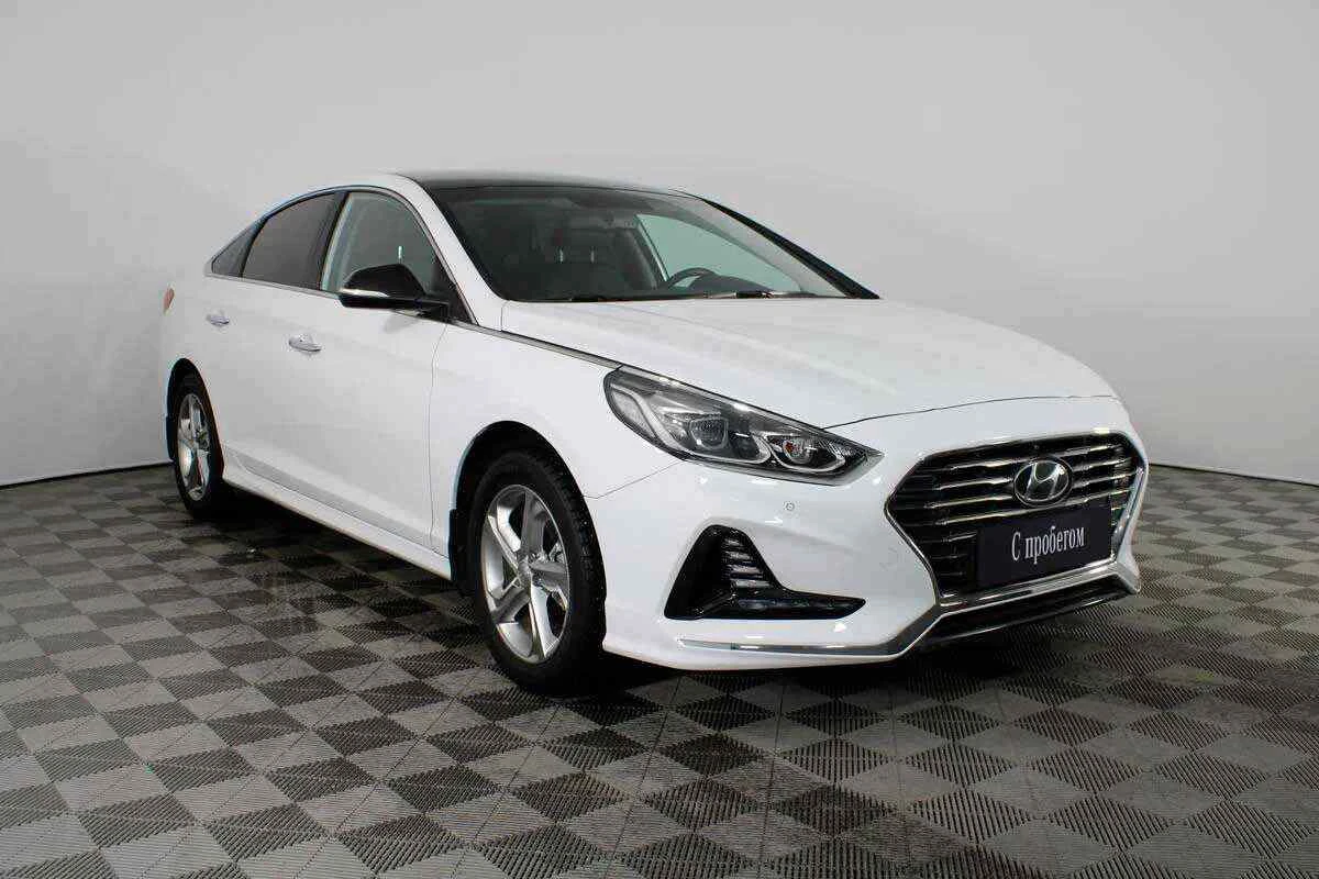 Hyundai Sonata, Белый, 2019, Автоматическая, 150 л.с., цена от 1 605 000 руб.