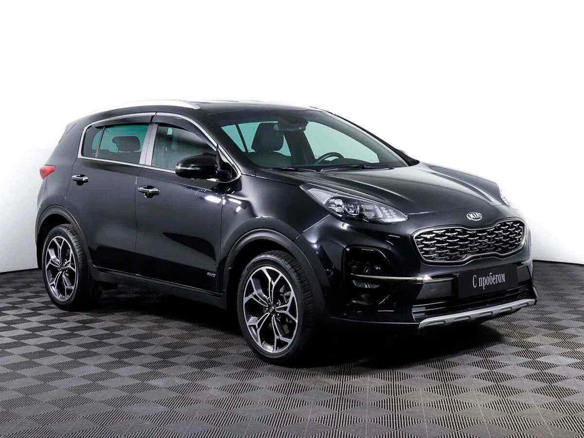 KIA Sportage, Черный, 2021, Автоматическая, 184 л.с., цена от 2 117 800 руб.