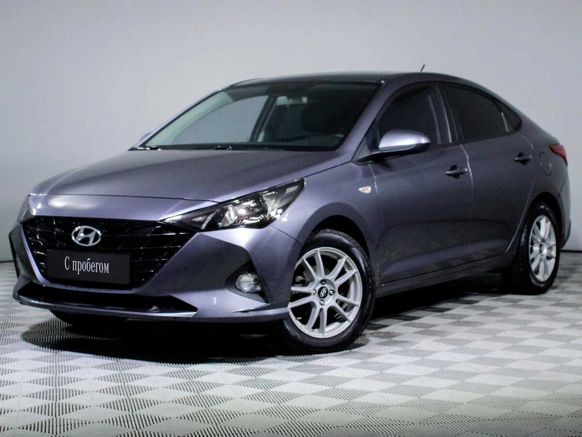 HYUNDAI SOLARIS, Серый, 2022, Автоматическая, 123 л.с., цена от 1 216 000 руб.