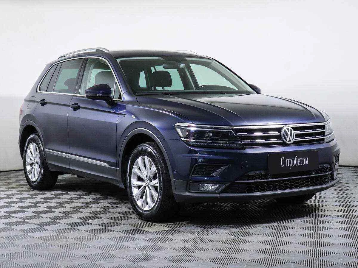 Volkswagen Tiguan, Синий, 2017, Робот, 180 л.с., цена от 1 452 000 руб.