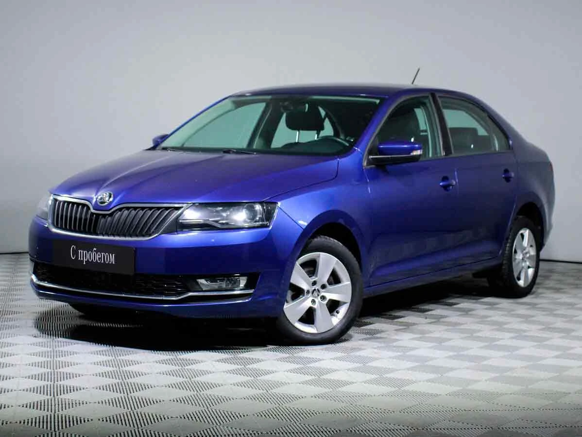SKODA RAPID, Синий, 2019, Автоматическая, 110 л.с., цена от 934 400 руб.