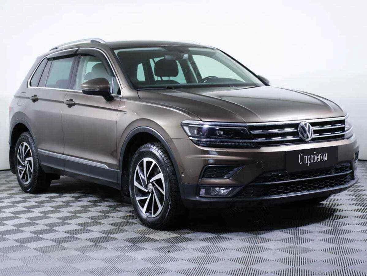 Volkswagen Tiguan, Коричневый, 2018, Робот, 150 л.с., цена от 1 470 000 руб.