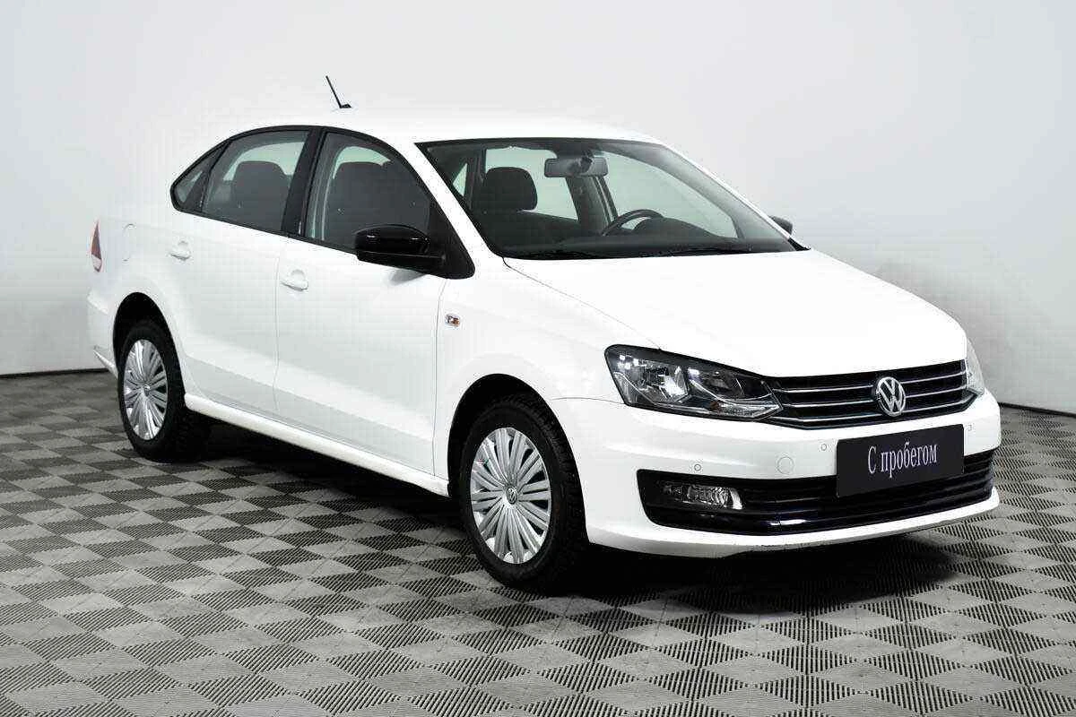Volkswagen Polo, Белый, 2020, Автоматическая, 110 л.с., цена от 740 000 руб.