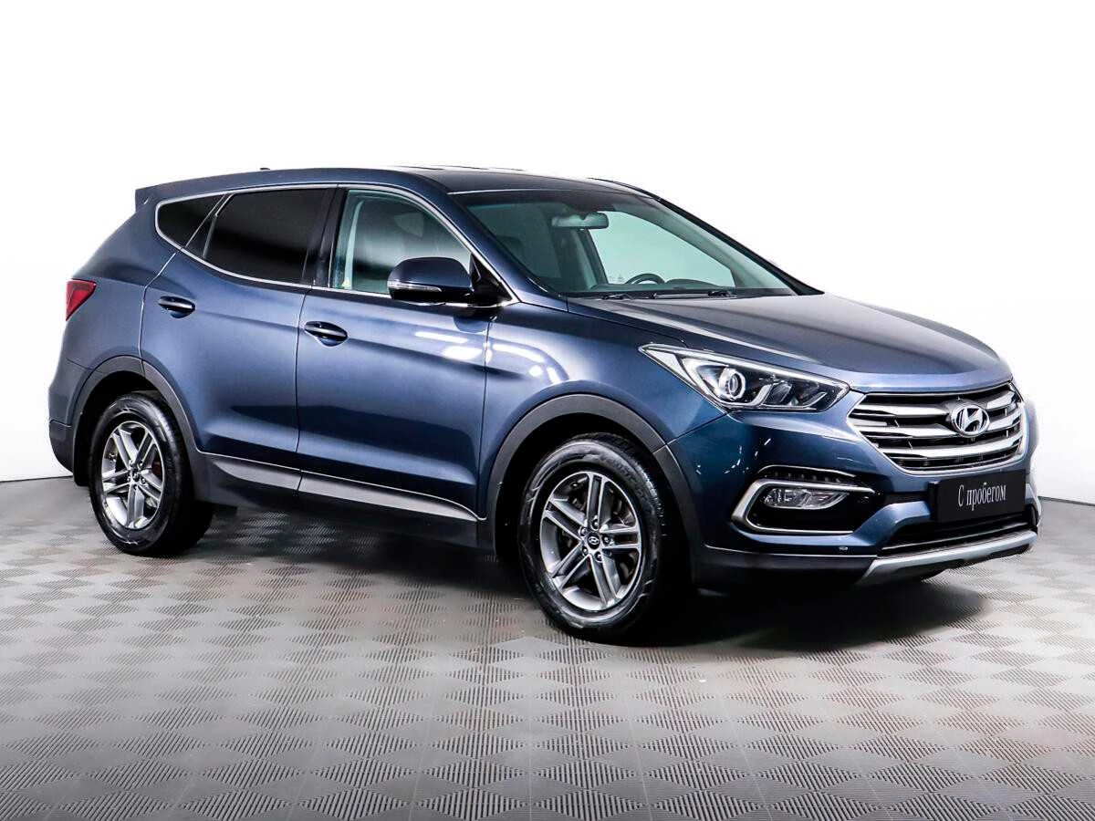 HYUNDAI SANTA FE, Синий, 2017, Автоматическая, 200 л.с., цена от 1 552 000 руб.
