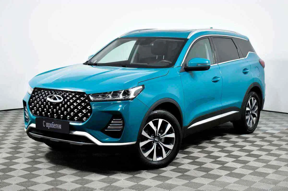 Chery Tiggo 7 Pro, Голубой, 2020, Вариатор, 147 л.с., цена от 1 397 000 руб.