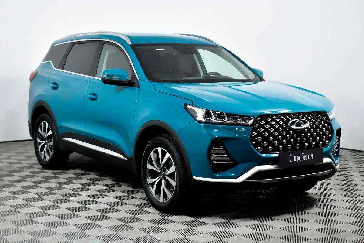 Chery Tiggo 7 Pro, Голубой, 2021, Вариатор, 147 л.с., цена от 1 570 000 руб.