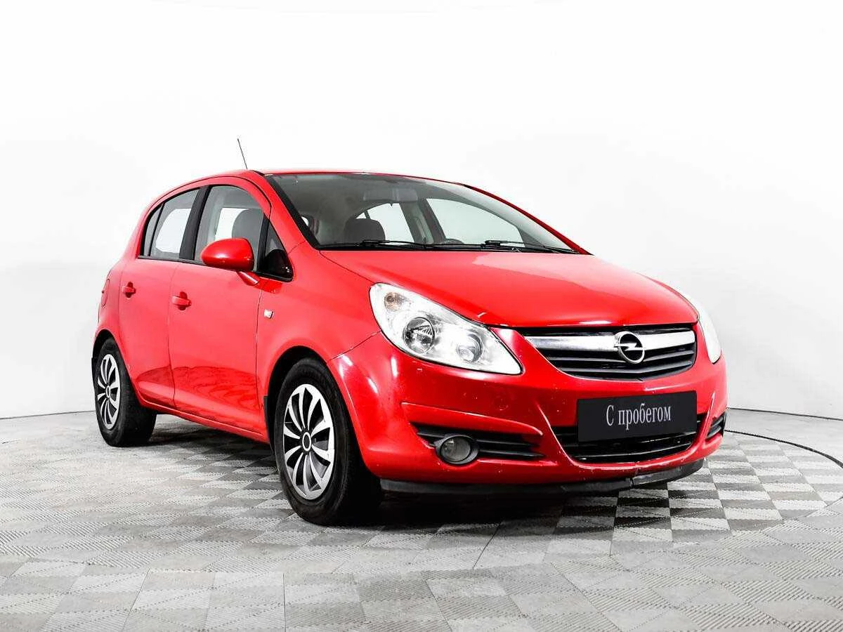 OPEL CORSA, Красный, 2008, Робот, 80 л.с., цена от 307 200 руб.