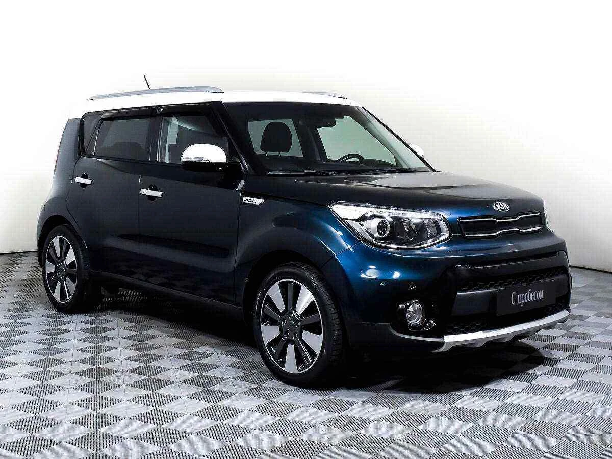 KIA Soul, Голубой, 2017, Автоматическая, 150 л.с., цена от 1 140 000 руб.