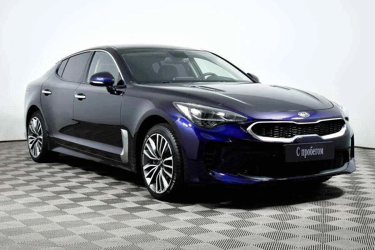 KIA Stinger, Синий, 2018, Автоматическая, 247 л.с., цена от 1 950 000 руб.