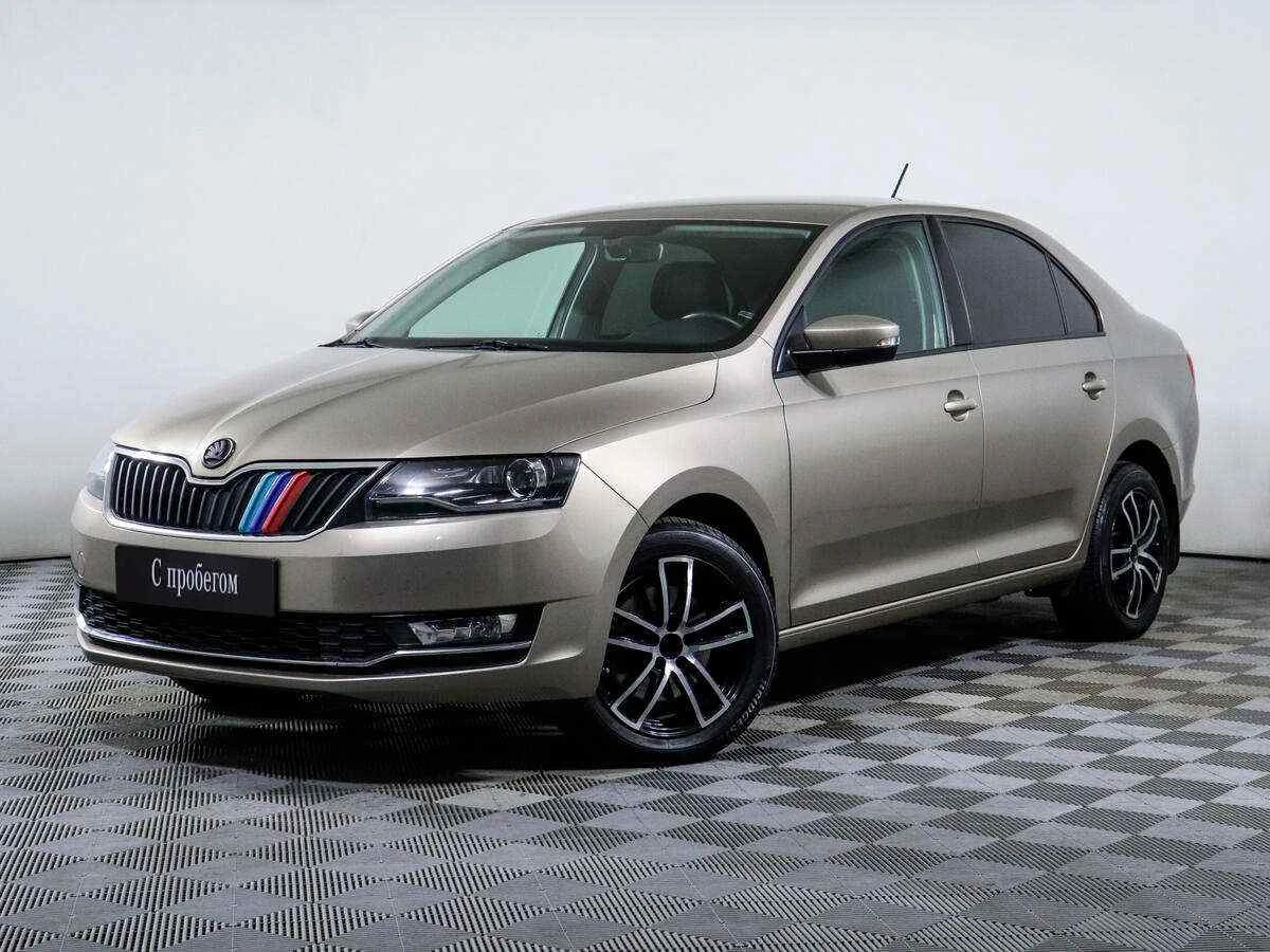 Skoda Rapid, Бежевый, 2018, Робот, 125 л.с., цена от 715 000 руб.