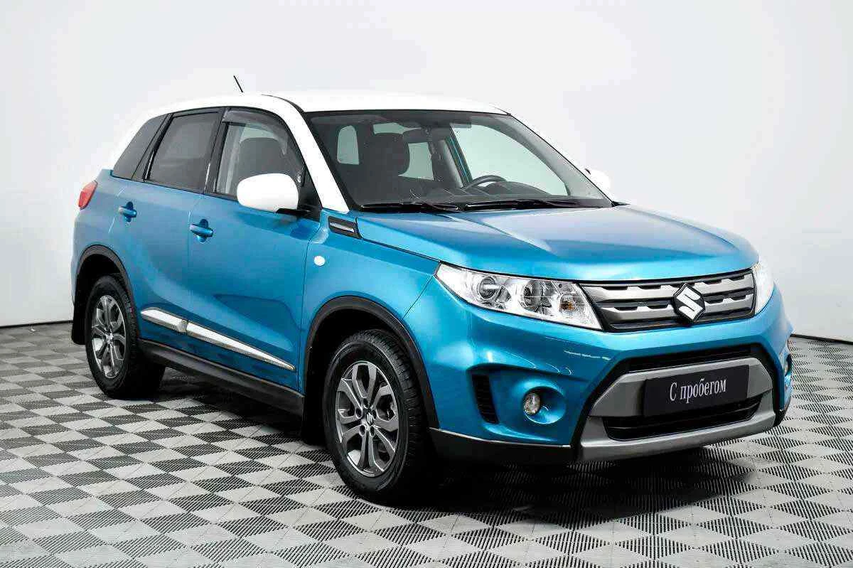 Suzuki Vitara, Голубой, 2016, Автоматическая, 116 л.с., цена от 1 034 000 руб.