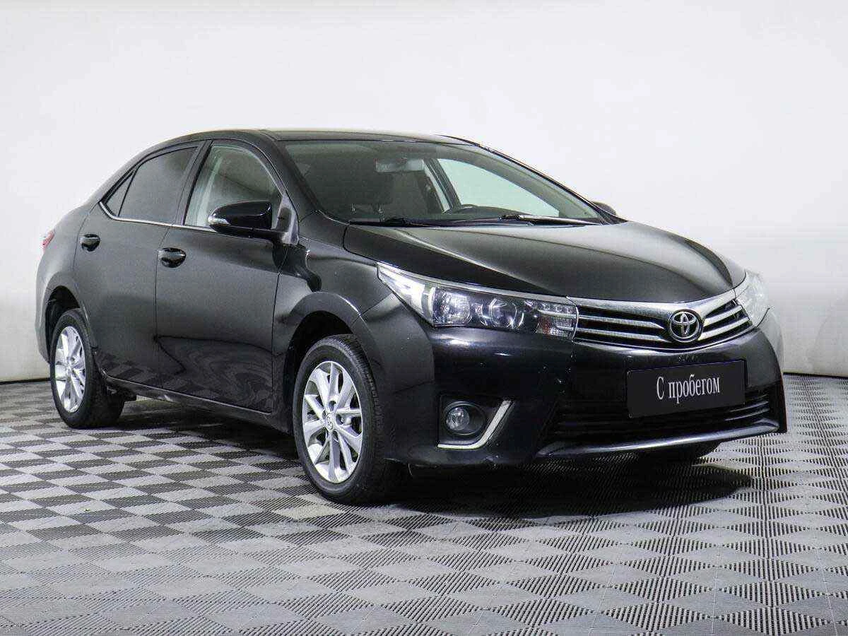 Toyota Corolla, Черный, 2014, Вариатор, 122 л.с., цена от 775 000 руб.