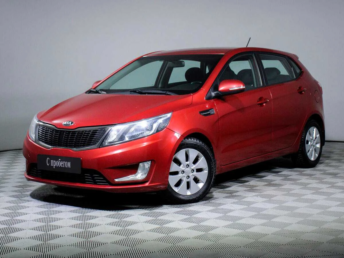 KIA RIO, Красный, 2014, Автоматическая, 123 л.с., цена от 800 000 руб.