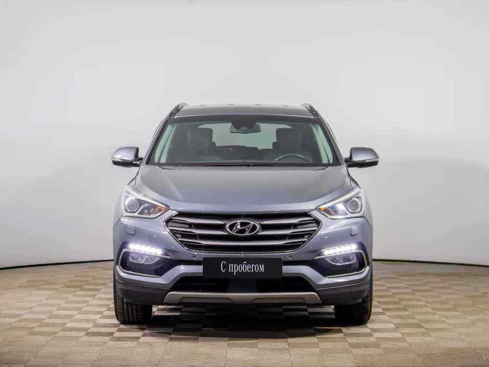 Hyundai Santa Fe, Голубой, 2018, Автоматическая, 200 л.с., цена от 1 660 000 руб.