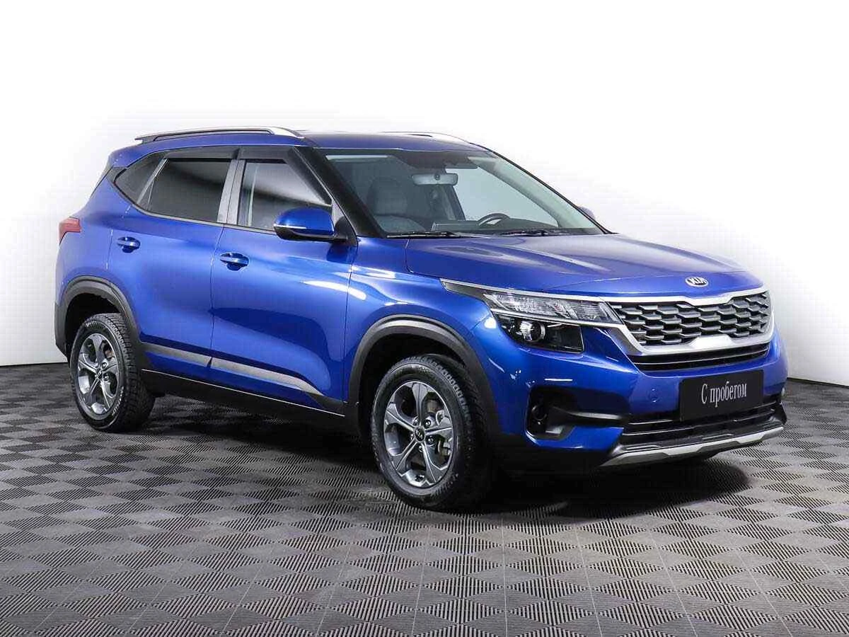 KIA Seltos, Синий, 2021, Автоматическая, 123 л.с., цена от 1 590 000 руб.
