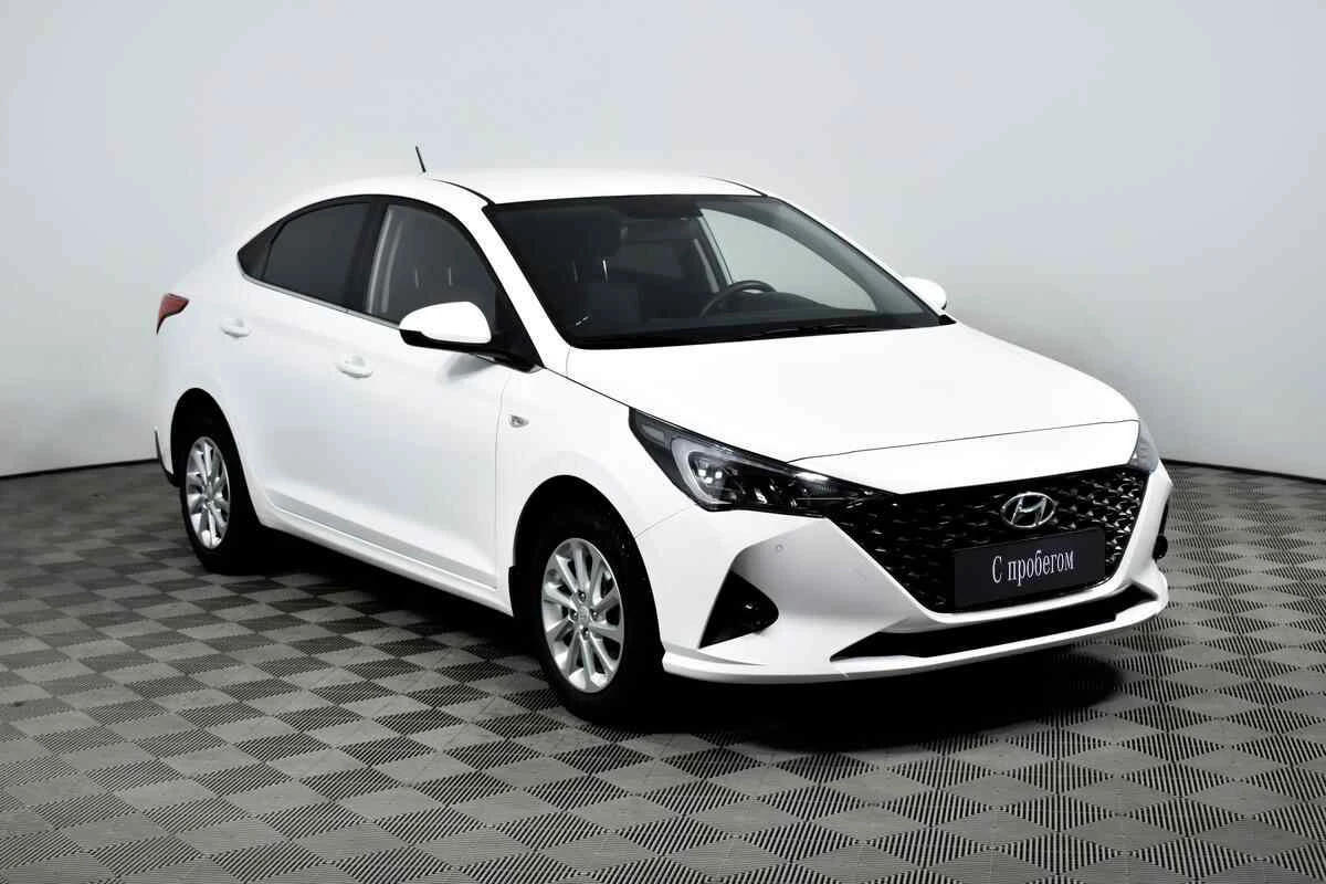 Hyundai Solaris, Белый, 2021, Автоматическая, 123 л.с., цена от 999 000 руб.