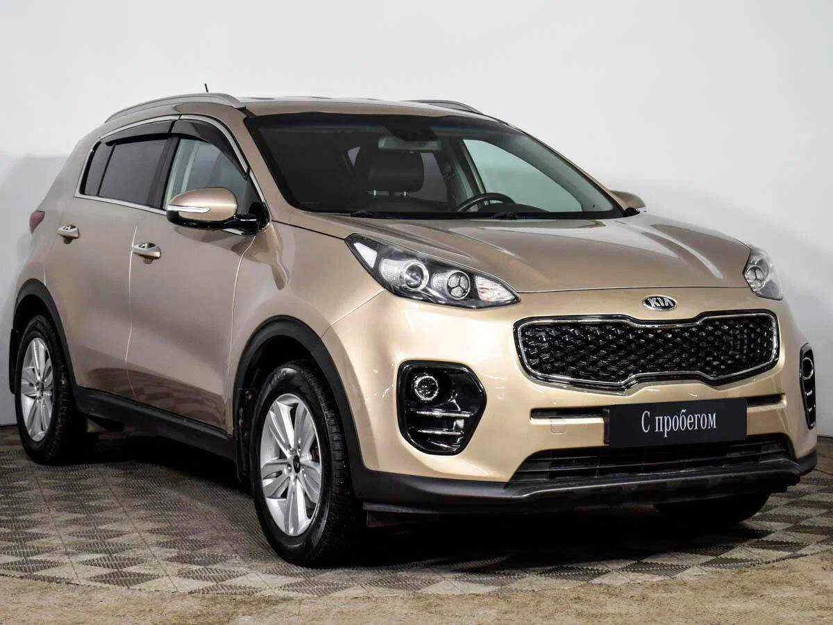 KIA Sportage, Золотой, 2016, Автоматическая, 150 л.с., цена от 1 374 000 руб.